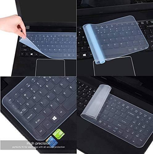 VELTO ENTERPRISES 15.6” Universal Silicone Laptop Keyboard Protector | Laptop Keyguard Cover | Keyboard Dust Cover | Waterproof & Dust-Proof Protective Skin (36.5 x 13.5 cm) - Image 3