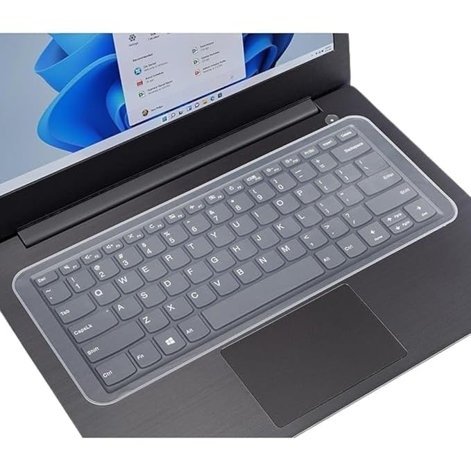 VELTO ENTERPRISES 15.6” Universal Silicone Laptop Keyboard Protector | Laptop Keyguard Cover | Keyboard Dust Cover | Waterproof & Dust-Proof Protective Skin (36.5 x 13.5 cm) - Image 1