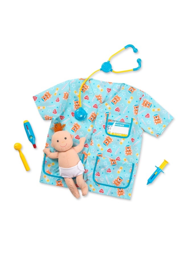 Melissa & Doug Pediatric Nurse Role Play Costume Set - Image 2