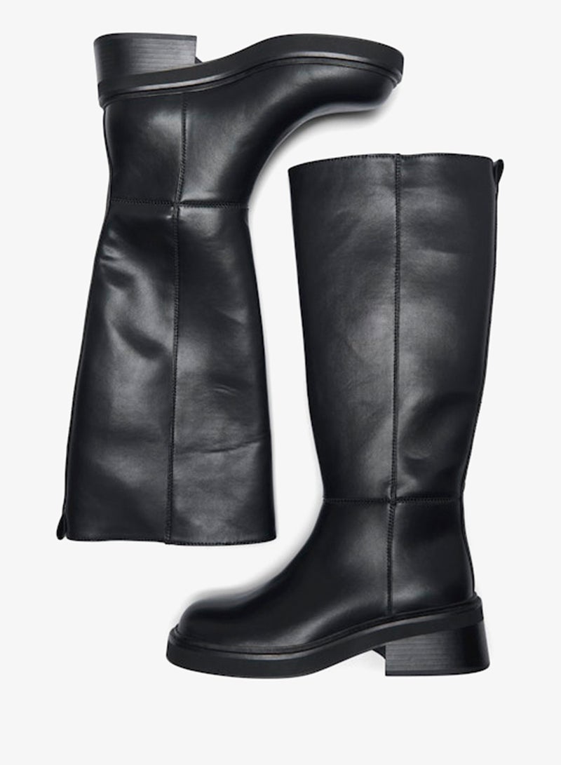 ONLY Onlbutter Knee Heeled Boots - Image 4