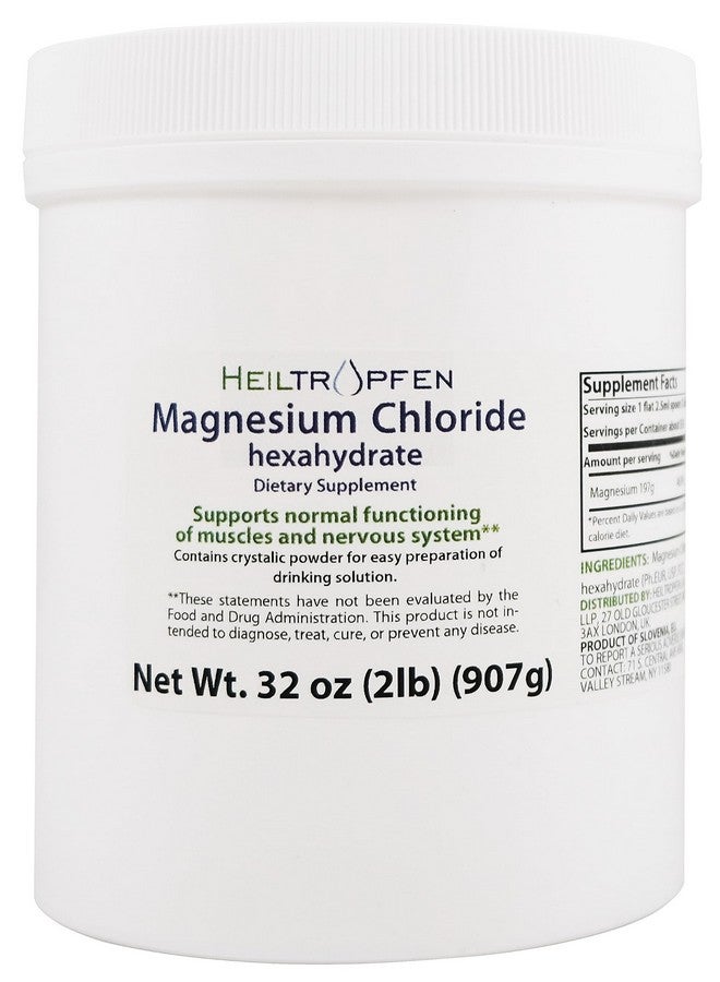 Heiltropfen 2 Pounds Magnesium Chloride Hexahydrate | Pharmaceutical Grade Ingredients | Crystal Powder | Pure Ph. EUR., BP, USP, 100% | Heiltropfen® - Image 2