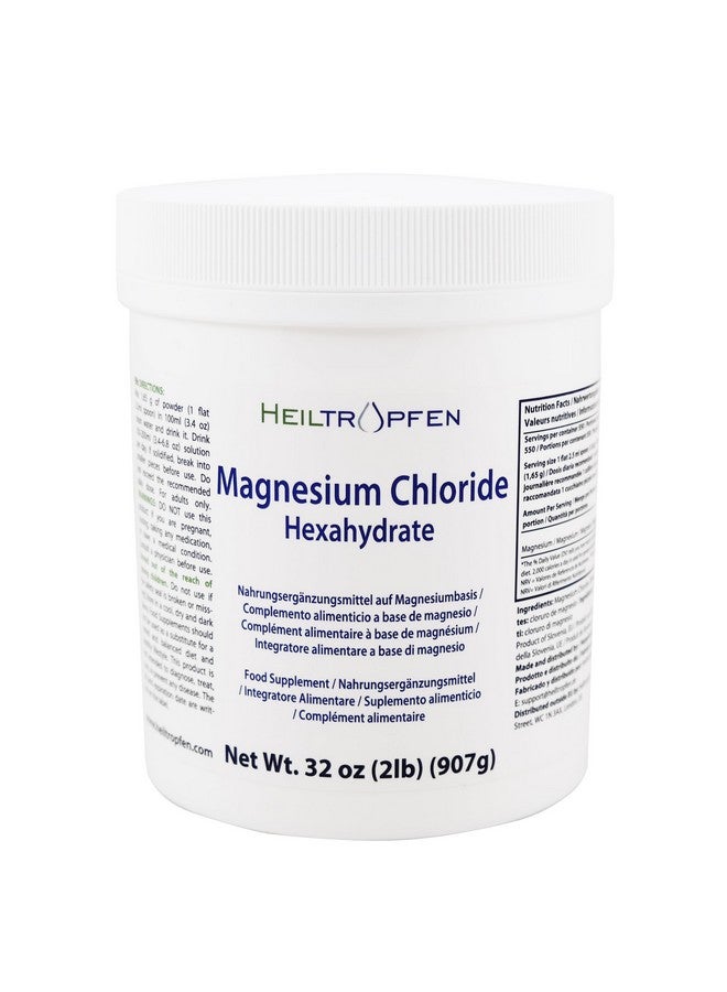 Heiltropfen 2 Pounds Magnesium Chloride Hexahydrate | Pharmaceutical Grade Ingredients | Crystal Powder | Pure Ph. EUR., BP, USP, 100% | Heiltropfen® - Image 1