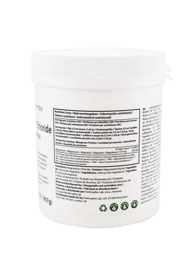 Heiltropfen 2 Pounds Magnesium Chloride Hexahydrate | Pharmaceutical Grade Ingredients | Crystal Powder | Pure Ph. EUR., BP, USP, 100% | Heiltropfen® - Image 5