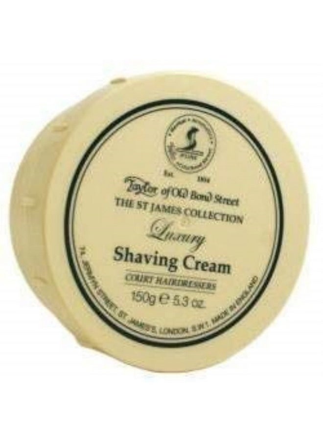 Taylor of Old Bond Street St. James Collection Shaving Cream Bowl 150G Shave Cream By Taylor Of Old Bond Street  - Image 1
