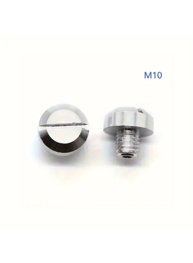 Black Motorcycle Rearview Mirror CNC Decorative Cap M8 M10 Threaded Aluminum Alloy - Image 5