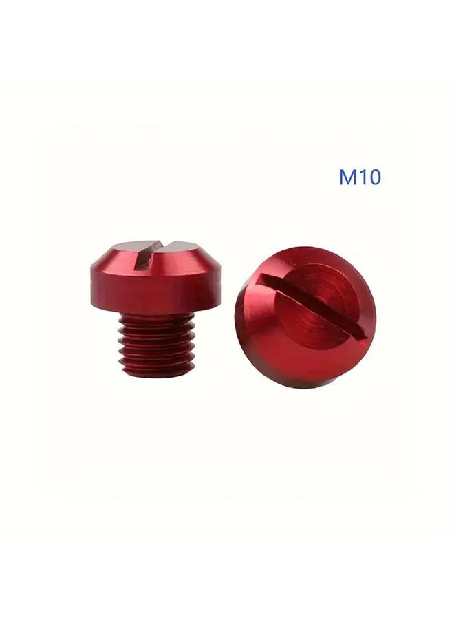 Black Motorcycle Rearview Mirror CNC Decorative Cap M8 M10 Threaded Aluminum Alloy - Image 4