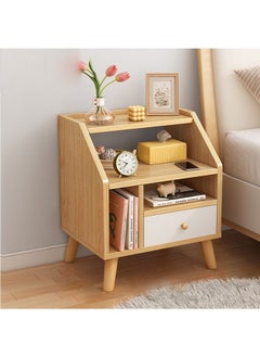 Home Bedside Storage Cabinet With Drawer And Shelf
