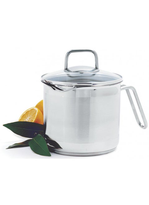 Norpro 8 Cup Multi Pot with Straining Lid, 1.9 Liter, Silver