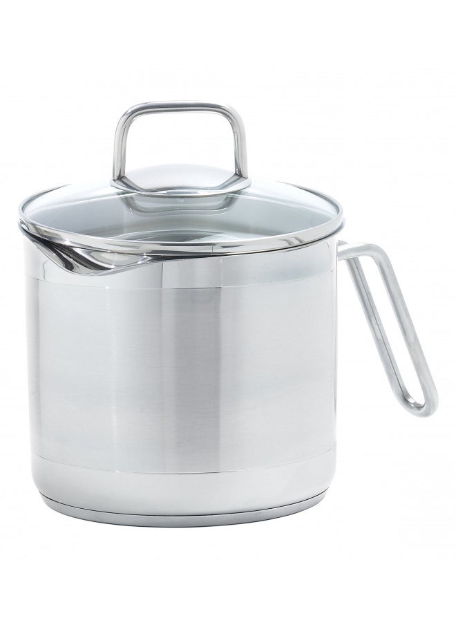Norpro 8 Cup Multi Pot with Straining Lid, 1.9 Liter, Silver