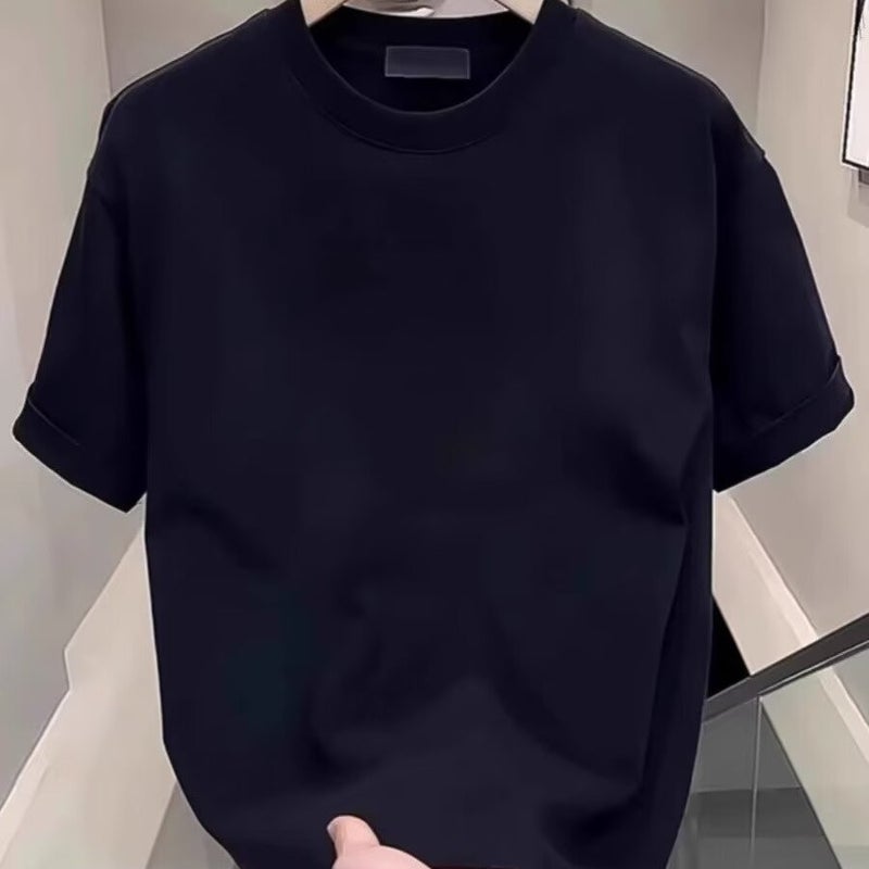 Short-Sleeved T-Shirt Men'S Fashionable Slim-Fit Letter Printed T-Shirt Fashionable Brand Youth Breathable Half-Sleeved Top - Image 4