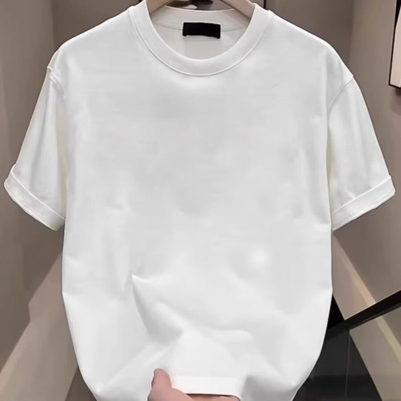 Short-Sleeved T-Shirt Men'S Fashionable Slim-Fit Letter Printed T-Shirt Fashionable Brand Youth Breathable Half-Sleeved Top - Image 5