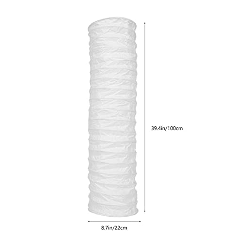 CALANDIS® White Paper Design Floor Lamp Shade For Living Room Contemporary | 1 Piece Paper Floor Lamp Shade - Image 4