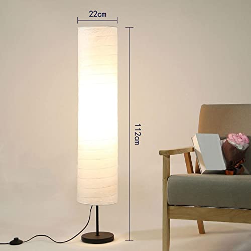 CALANDIS® White Paper Design Floor Lamp Shade For Living Room Contemporary | 1 Piece Paper Floor Lamp Shade - Image 2