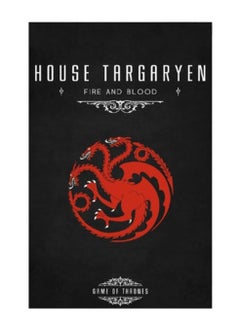 URBANTRANDS Game Of Thrones House Targaryen Poster With Frame  - Image 1