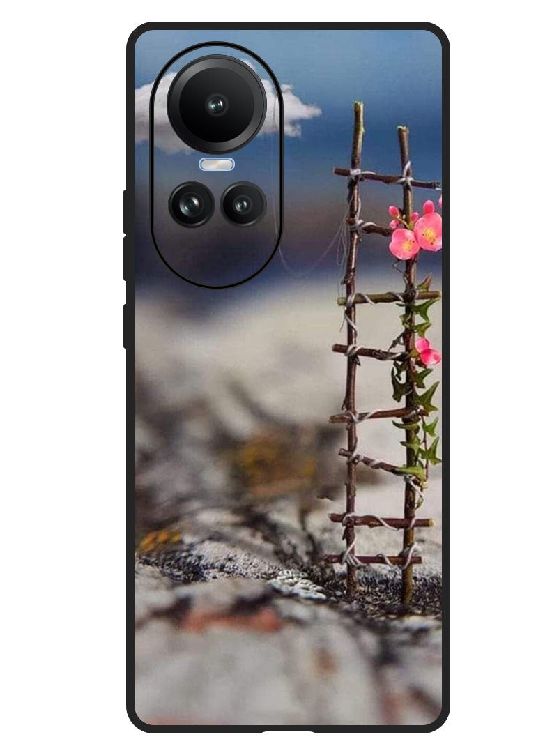 Theodor Protective Case Anti Scratch Shock Proof Bumper Cover For Oppo Reno 10/10 Pro Cloud with Stair - Image 1
