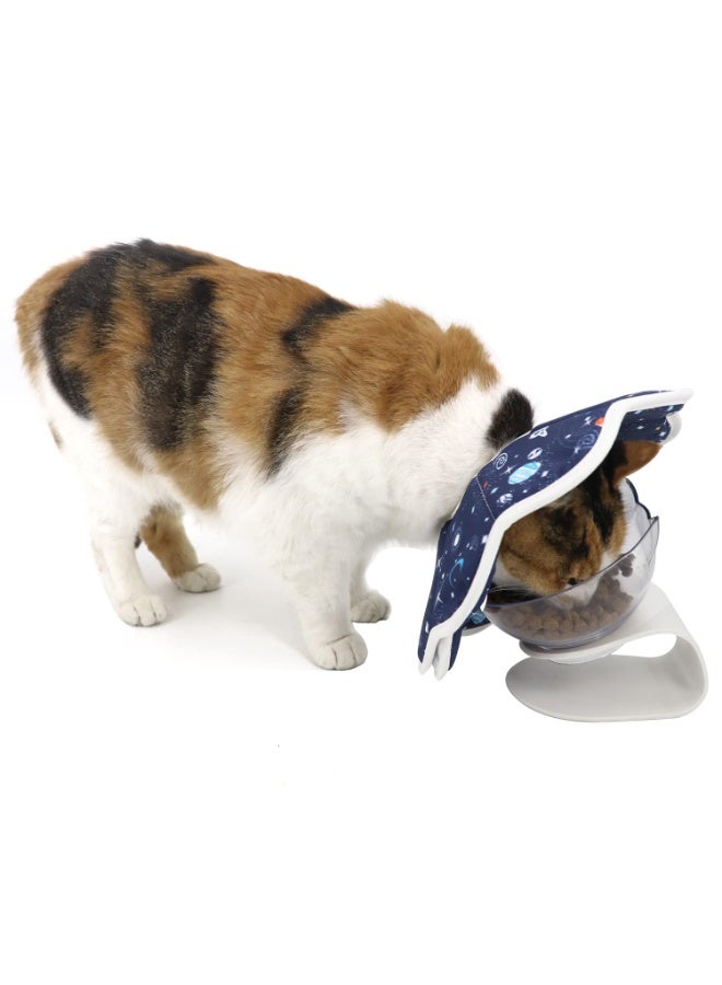Soft Cat Cone  (M） Adjustable Recovery Collar After Surgery, Prevents Licking Injuries, Protects Cat Neck Cone, Suitable For Comfortable Pets Such As Cats And Dogs Elizabeth Collar (Small Size) M (7.4-9.8 inches) is suitable for pets weighing 7-15 pounds，Blue - Image 4