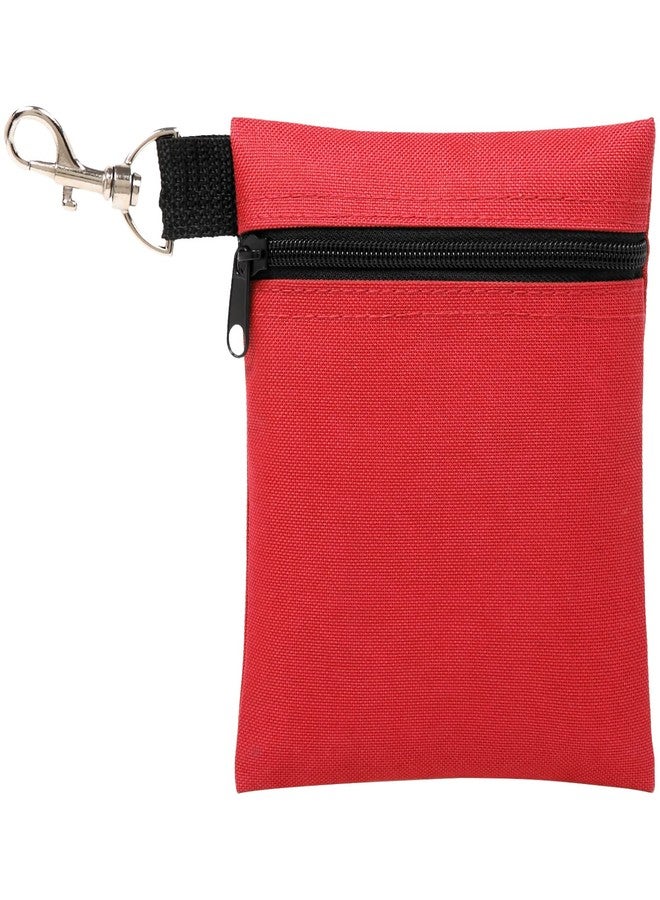 BuyAgain Golf Tee Pouch, 5.62 X 6.87 Inch Professional Zipper Golf Tee/Ball Pouch Bag With Metal Lobster Claw Clip. - Image 1