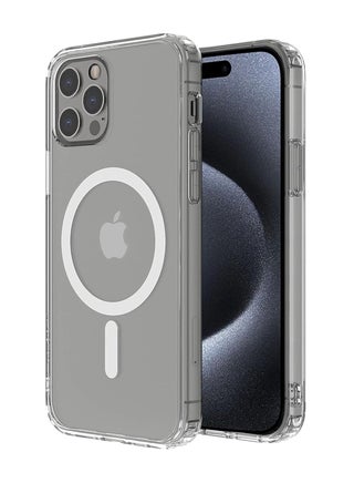iPhone 15 Pro Max MagSafe Case Cover | Hybrid Protective Crystal Clear Hard Back Case | Shockproof Silicone Frame | Slim Transparent Magnetic Protective Case Cover for Apple iPhone 15 Pro Max - Clear - pzsku/ZA23196F49765D38EB272Z/45/_/1701695034/91ef6407-4880-4fe5-9aa9-6007e7c7a95d