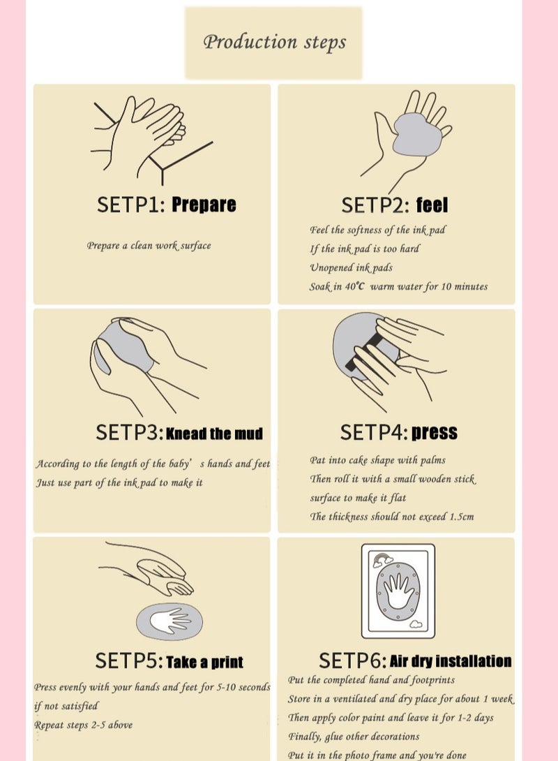 DIY Handprint or Footprint Clay Keepsake for Newborn Girls and Boys - Image 4