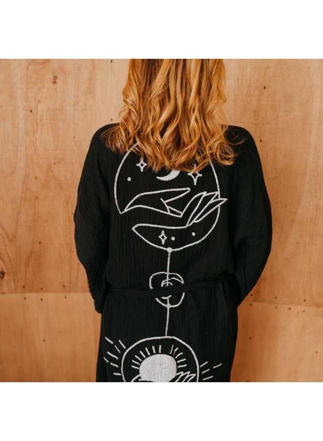 PAMUKME COTTON KAFTAN- SUN & MOON LOVE - Image 1