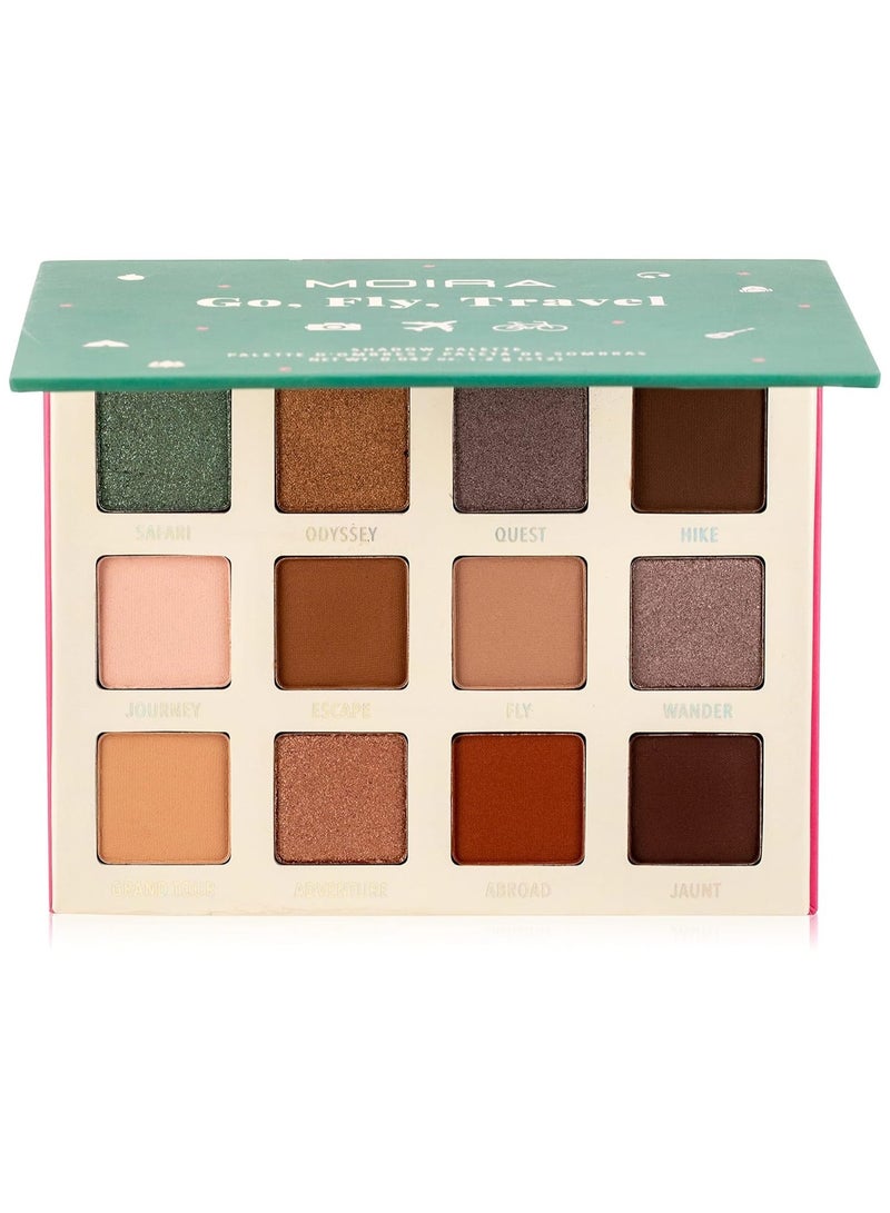 moira Wep002 Go, Fly, Travel Eyeshadow Palette - Image 1