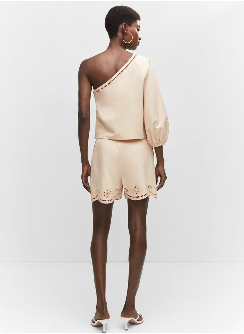 MANGO - High Waist Short - Image 1