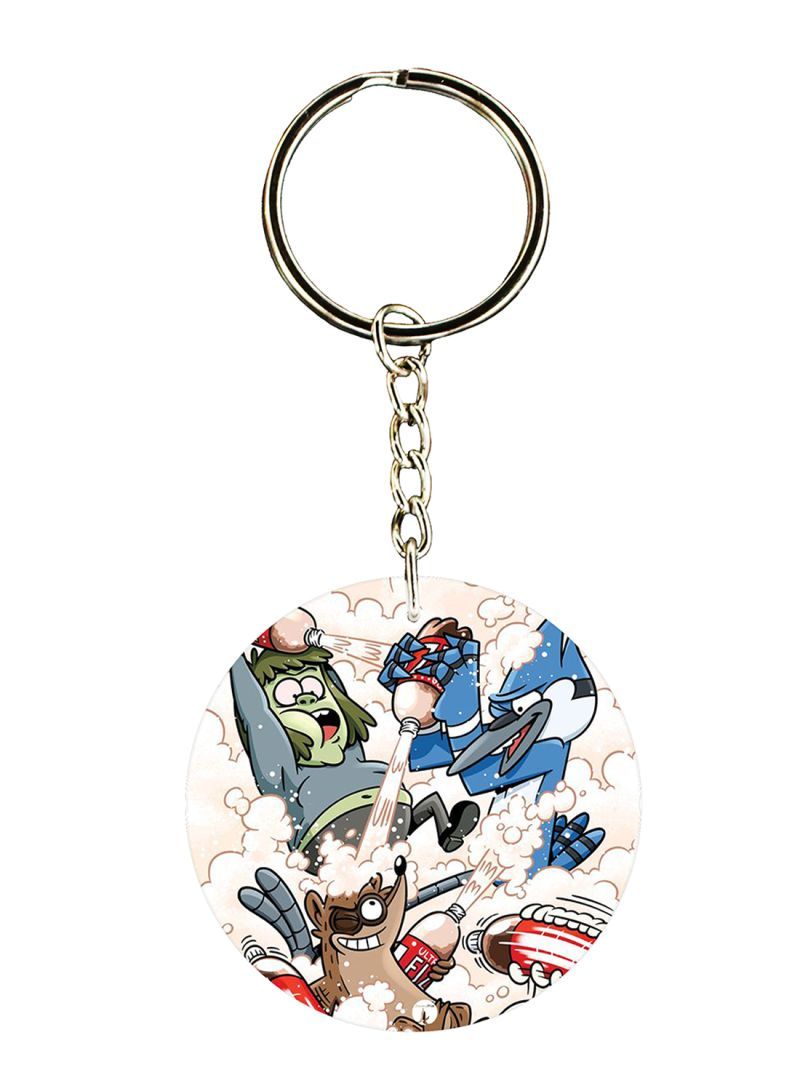 Regular Show Printed Keychain