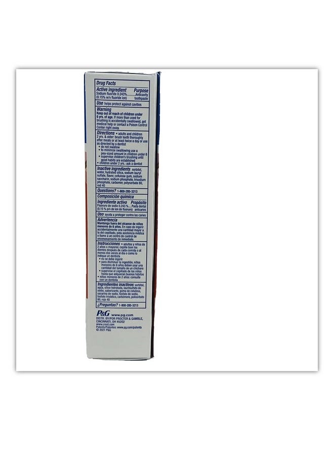 Crest Crest Plus Complete + Whitening Cinnamon Rush Expressions 5.4 oz 2 Boxes  - Image 3