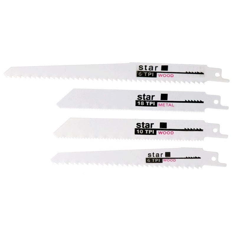 10 Reciprocating Saws, Electric Saw Blades, Saber Saw, Fine-Toothed Coarse-Toothed Woodworking Metal Plastic Cutting Saber Saw Blades(Reciprocating saw value 10 piece set) - Image 5
