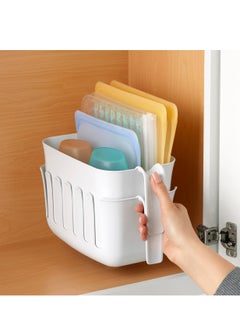 YouCopia YouCopia Dry+Store Reusable Silicone Bag Storage, Rack Bin, White, YCA-50404  - Image 2