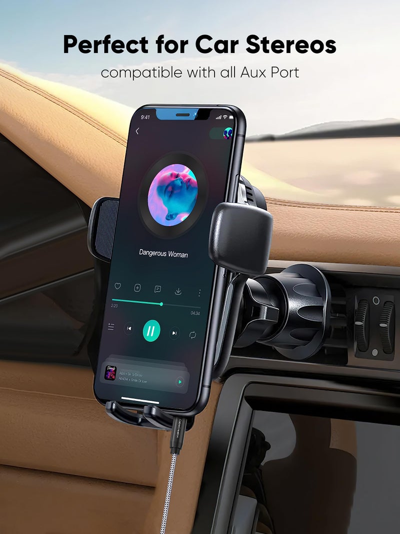 CableCreation Aux Cable (6FT/1.8M), 3.5mm Audio Cable Male to Male, 1/8 inch Auxiliary Stereo Jack Cord for Headphone, Phone, Car Stereos, Speaker and More(with Aux Port) - Image 4