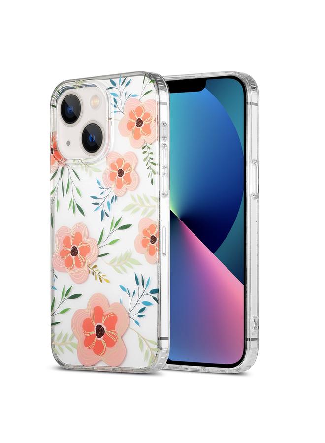 Zaboon Case For iPhone 13 Dual-side Laminating IMD PC Hybrid TPU Phone Case - Image 1