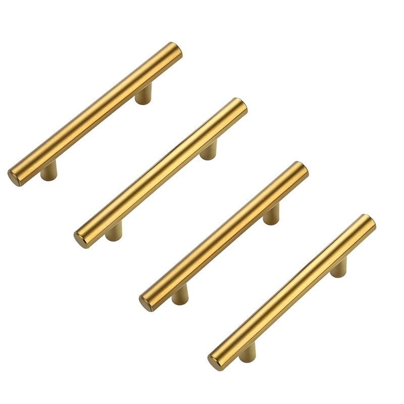 ELITONE 4 inch Stainless Steel H Type Cabinet Handle Pull for Kitchen and Wooden Furniture DoorsDrawersCupboardPack of 4Antique - Image 1