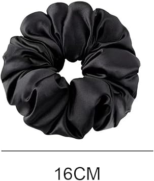 UPSTORE 4 Pcs Oversized Satin Hair Scrunchies 63 inch Extra Large Scrunchie Satin Silk Hair Scrunchies Elastic Hair Ties Hair Bands Ponytail Holders for Women and Girls - Image 2
