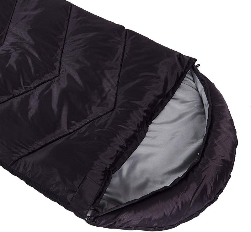 Flantree Sleeping Bag 4 Seasons Adults & Kids for Camping Hiking Trips Warm Cool Weather,Lightweight and Waterproof with Compression Bag,Indoors Outdoors Activities - Image 3