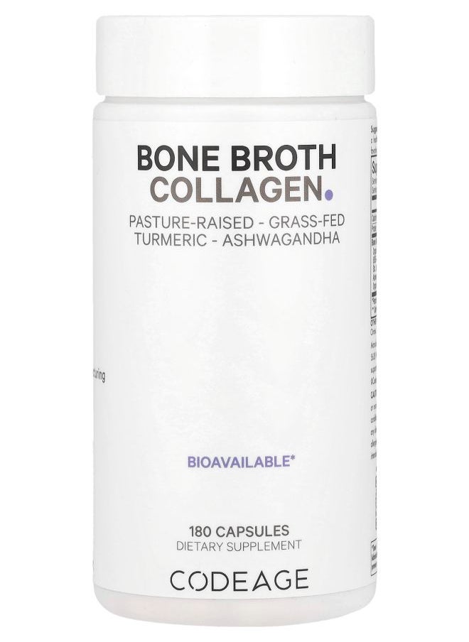 Codeage - Bone Broth Collagen 180 Capsules - Image 1