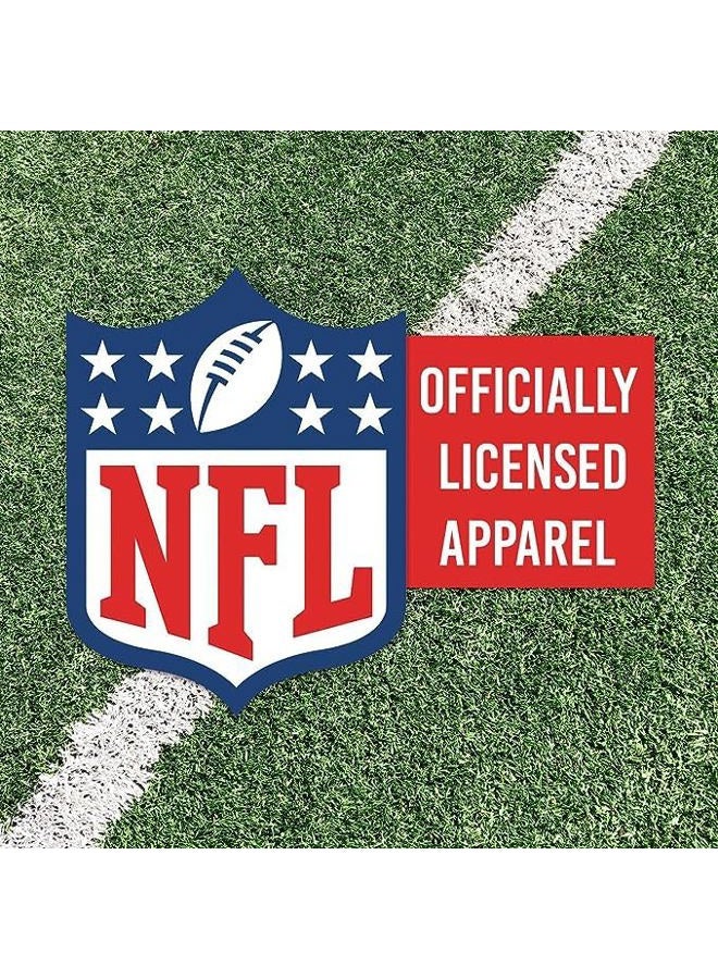 Gerber NFL New England Patriots 3 Pack Ruffle Sleeve Team Bodysuit, blue/white/pink New England Patriots, 18 Months - Image 5