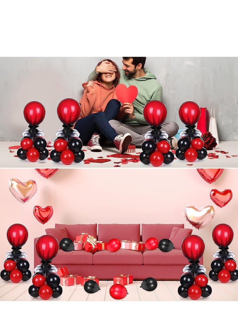 SYOSI Table Centerpieces Balloons Stand Kit Balloon Holder with Tulle and Latex Reusable Centerpiece Base for Birthday Wedding Party Decorations 4 Set - Image 5