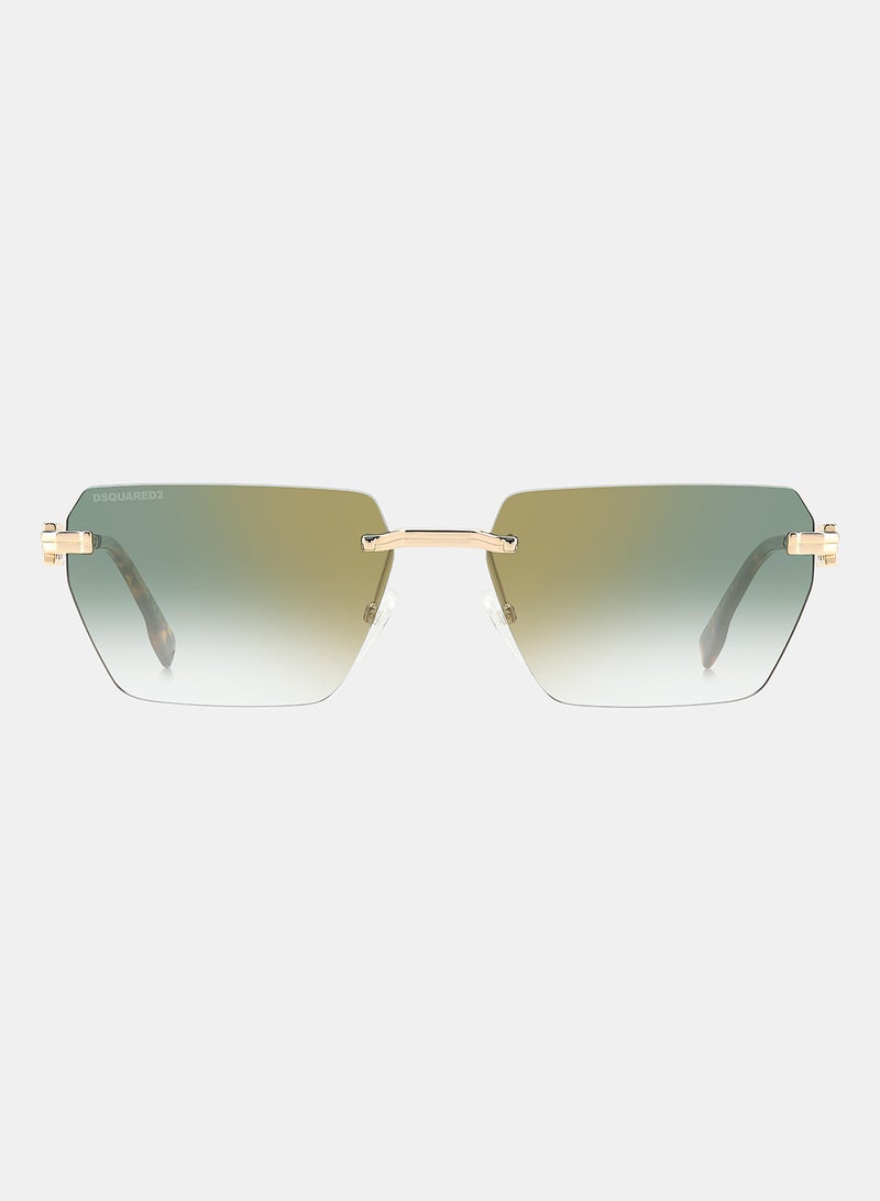Dsquared Men Square Sunglasses 58 D2 0102/S - Image 3
