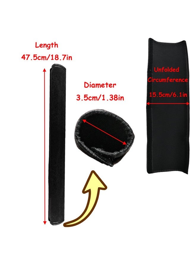 CaoXiong 18.7×1.37×1.37in Armrest Handle Cover, Universal Handle Sleeve Cover Replacement Pushchair Handle Cover Elastic Dust Proof Protector Sleeve Accessory for Pushchair Pram - Image 2