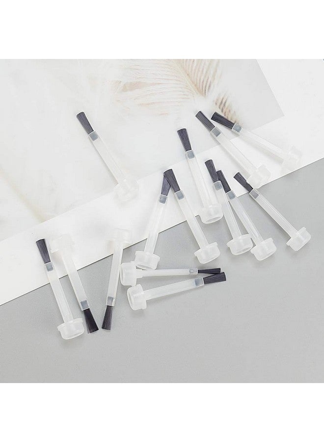 FREEORR Dkaf 50Pcs Nail Polish Replacement Brush Kit, Dip Powder Liquid Replacement Brushes, Soft Brush Head, Easy To Use, Dipping Powder Liquid Brushes Set-Black - Image 5