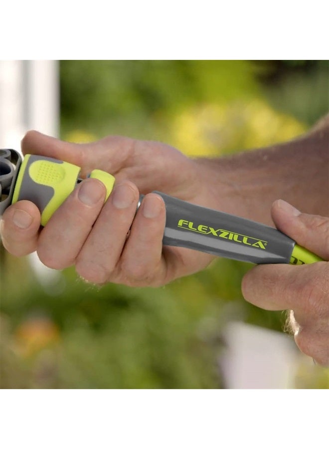 Flexzilla Garden Lead-In Hose 5/8 in. x 5 ft., Heavy Duty, Lightweight, Drinking Water Safe, ZillaGreen - HFZG505YW-E