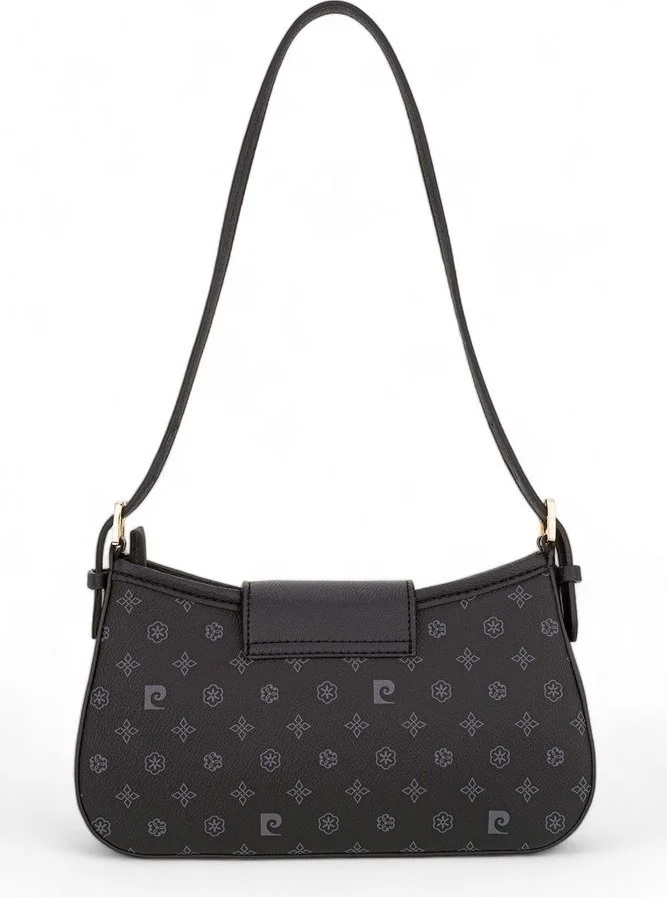 بيير كاردان Monogram Black Women's Shoulder Bag 05PC24Y529-MN
