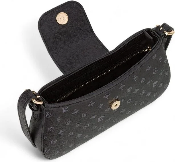 بيير كاردان Monogram Black Women's Shoulder Bag 05PC24Y529-MN