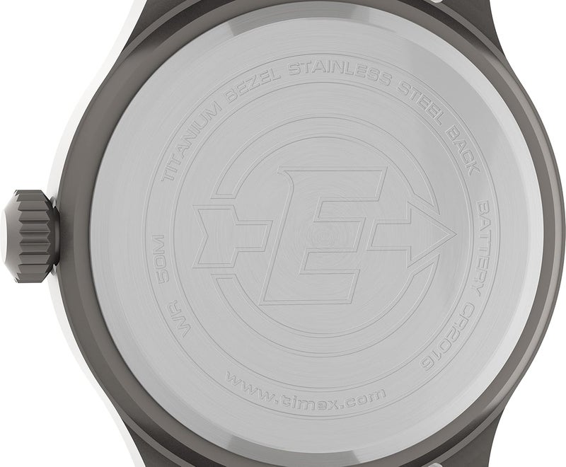 Timex Men's TWC008300 Expedition Scout Leather Slip-Thru Strap Watch - Image 5