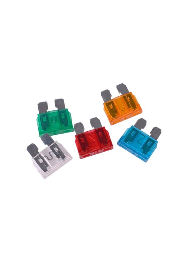 100-Piece Color Coded StAndard Blade Fuse Blue/Green/Red - Image 2