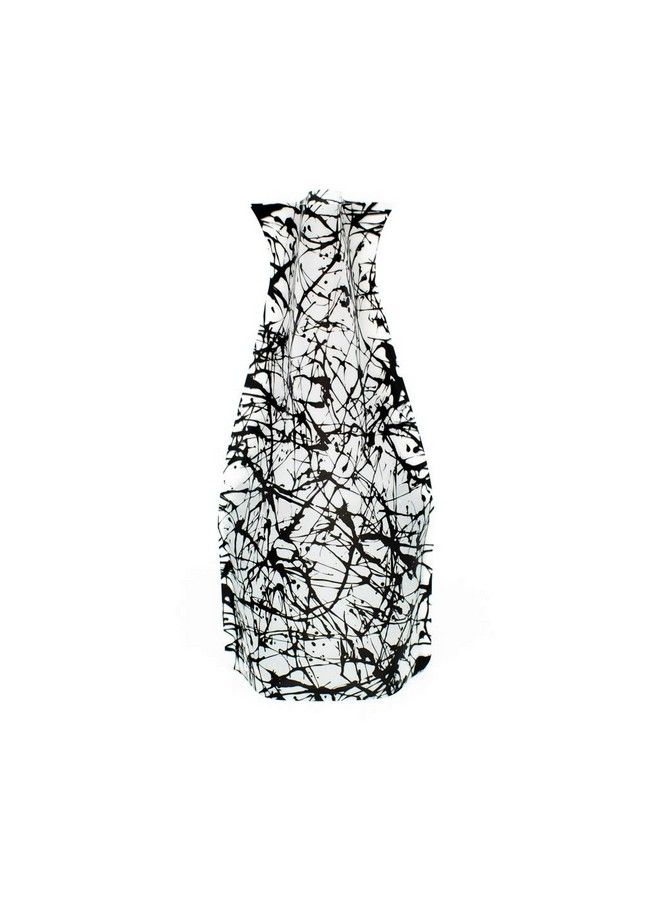MODGY Expandable Flower Vase Plastic Decorative Modern Vases For Flowers Centerpieces Dining Table Decor Living Room Bathroom Wedding Office Inky - Image 2