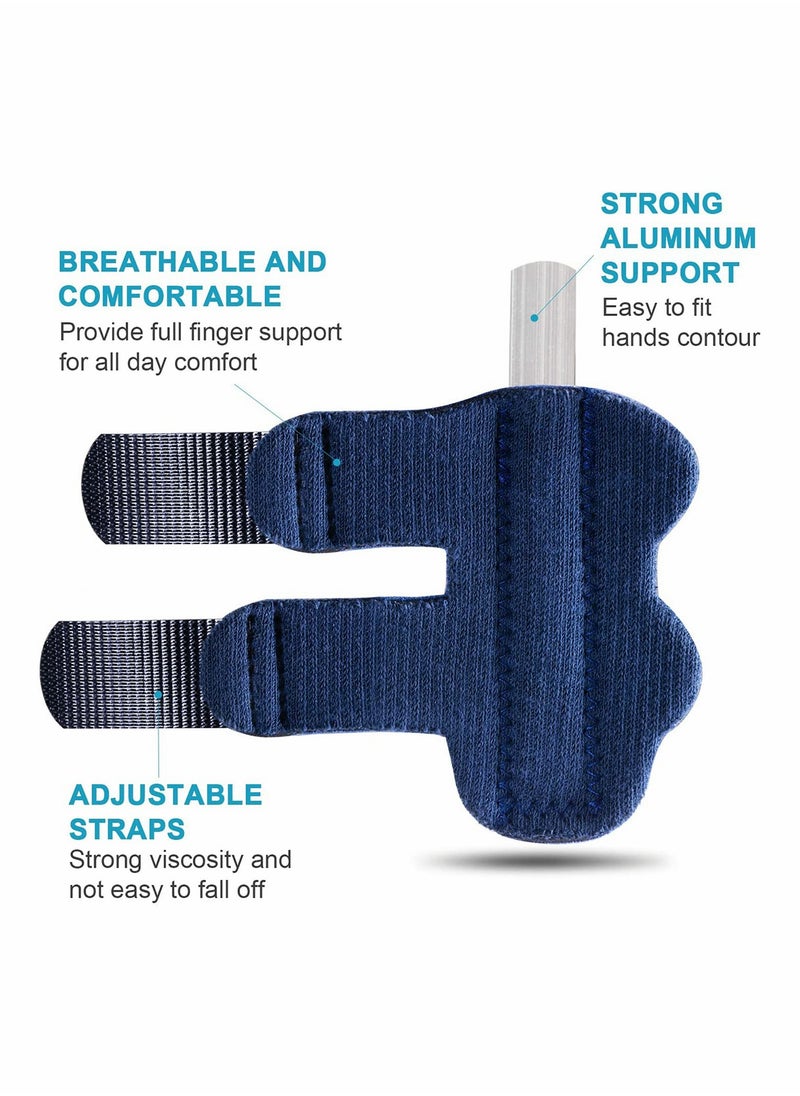Excefore Finger Splint With Nylon Sleeves for Trigger Finger Relief, Finger Brace for Straightening or Support for Broken Fingers, Sport Injuries, Set of 1  - Image 5