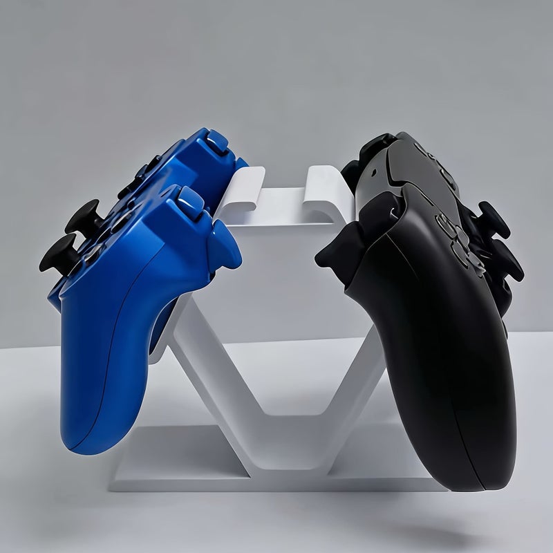 حامل تخزين عالمي أبيض بمقبضين مزدوجين لأجهزة تحكم الألعاب الخاصة بـ PS4 و PS5 و Xbox - Image 5