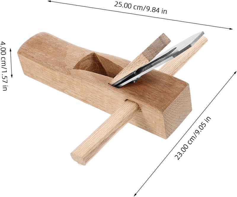 ARTIBETTER Wood Planer for Doors Hand Planers for Wood Carpenter Flat Plane Copper Inlay for Reduced Friction Precise Depth Effortless Operation Safe Woodworking Tool - Image 2